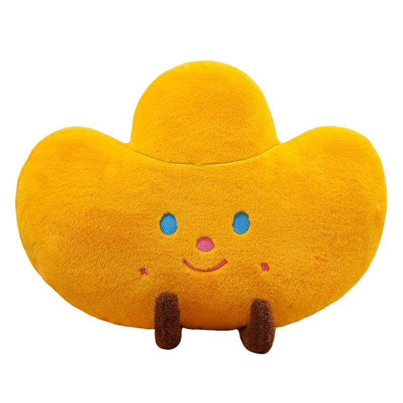 Cute Ingot Plush Toy Pillow Sofa Living Room Throw Pillow Gift Shopping Mall Doll Grabbing Machine Exchange