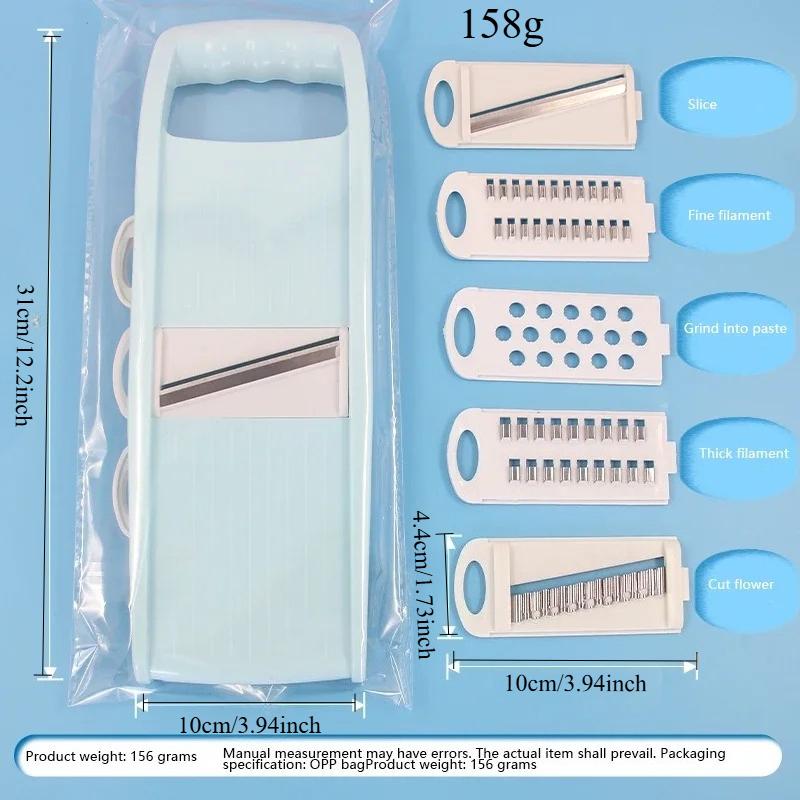 Multi Functional Vegetable Cutting Tool, Household Manual Silk Scraper, Potato Shred Slicer, Kitchen Vegetable Cutting Small Tool