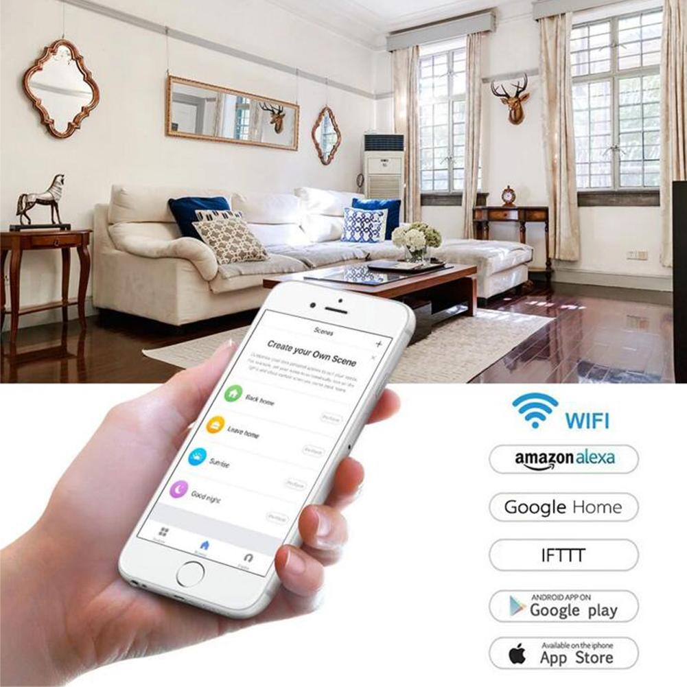 2-in-1 Smart-Stecker Wi-Fi Mini-Steckdosen Intelligente Steckdosen Kompatibel mit Amazon Alexa US-Vorschriften