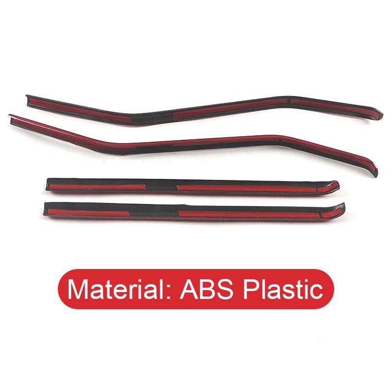 For Toyota Highlander XU70     2024 Hybrid Car Window Glass Lifter Switch Frame Trim Door Armrest Panel Sticker