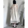 Gentle Xiaofei Sleeve Wind Xiaofei Sleeve Dress Temperament New Student Summer Sweet Loose Skinny Long Dress