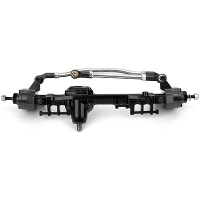 Carro de Controle Remoto Conjunto de Eixo Portal Dianteiro de Metal para 1 10 SCX10 III RC Crawler