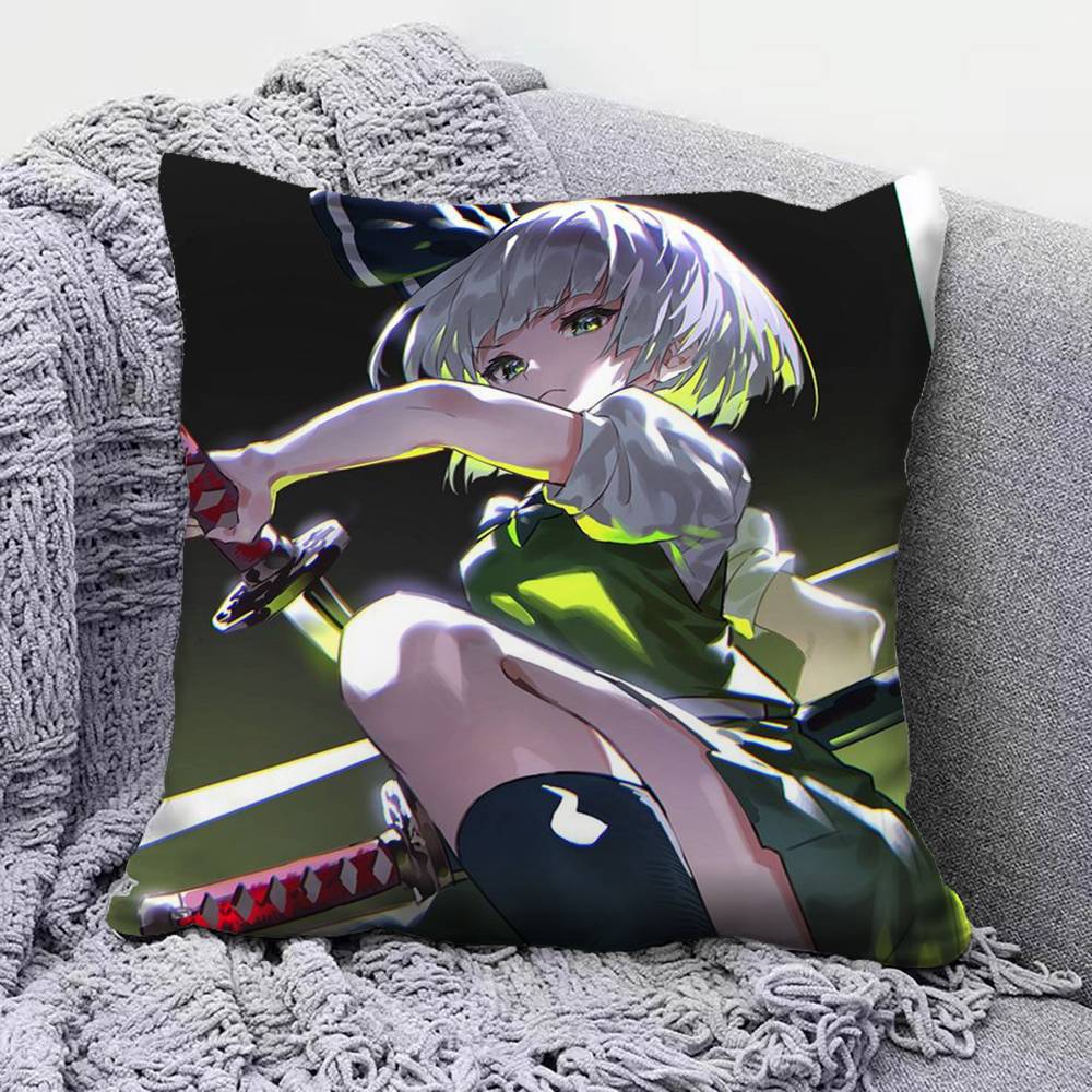 Youmu Konpaku Touhou Project Home Sofa Cushion Covers and Aecorative Custom Pillow Covers