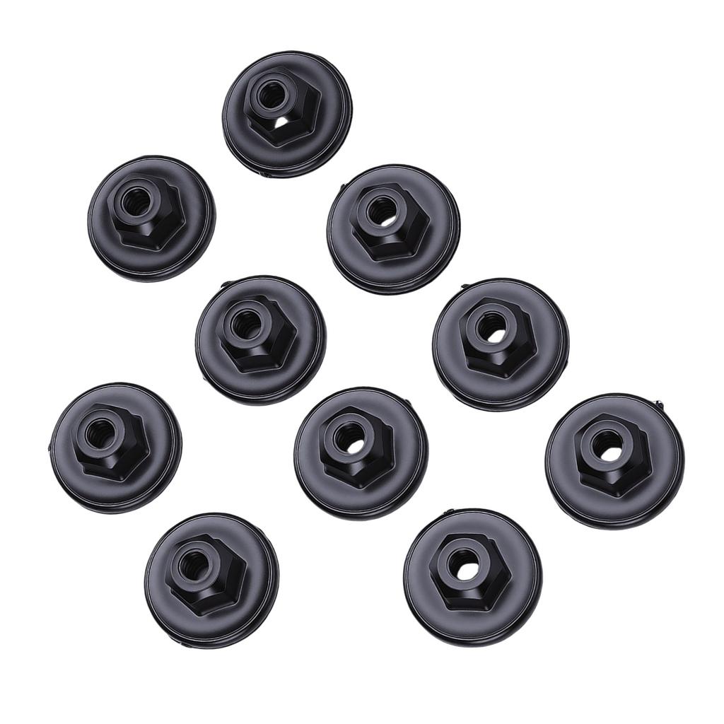 10PCS Fender Liner Nuts 07147169847 Plastic Replacement for 128i 135i 228i 228iX 230i 230iX 320i 320iX 323i 325i 325xi