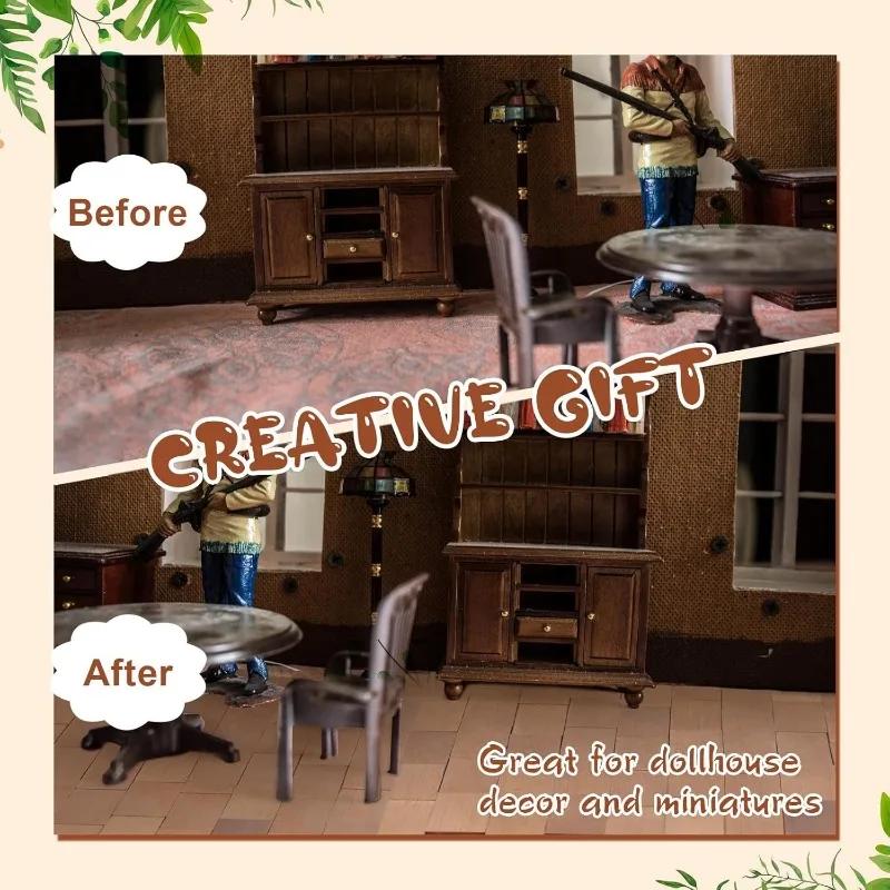 50pcs/lot Miniature Dollhouse Flooring Mini DIY Wooden Dollhouse Floor Boards Geometric Bamboo Furniture for Model Accessories