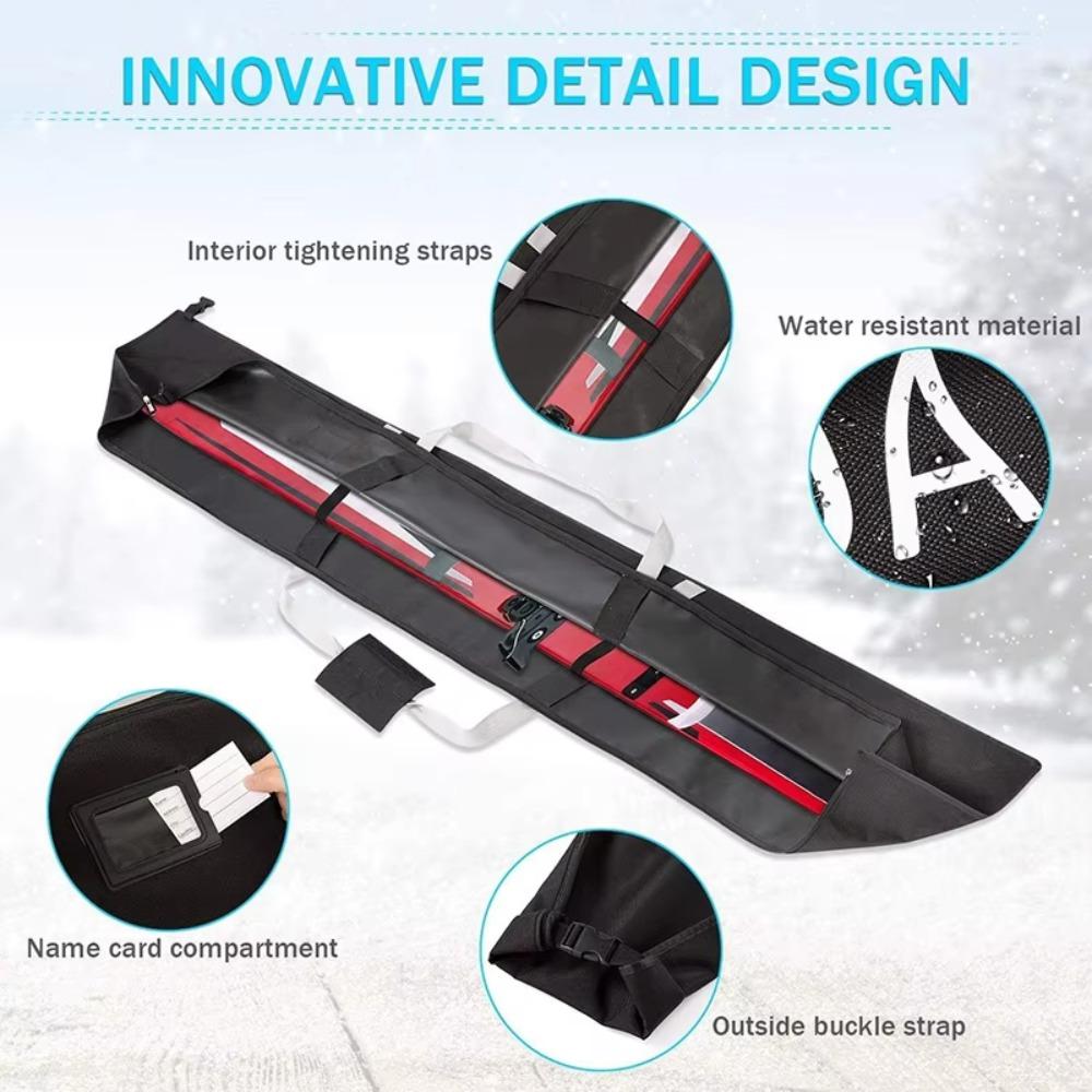 Wasserdichte Snowboardausrüstungstasche Tragbare Ski-Reisetasche Skitasche für Outdoor-Camping