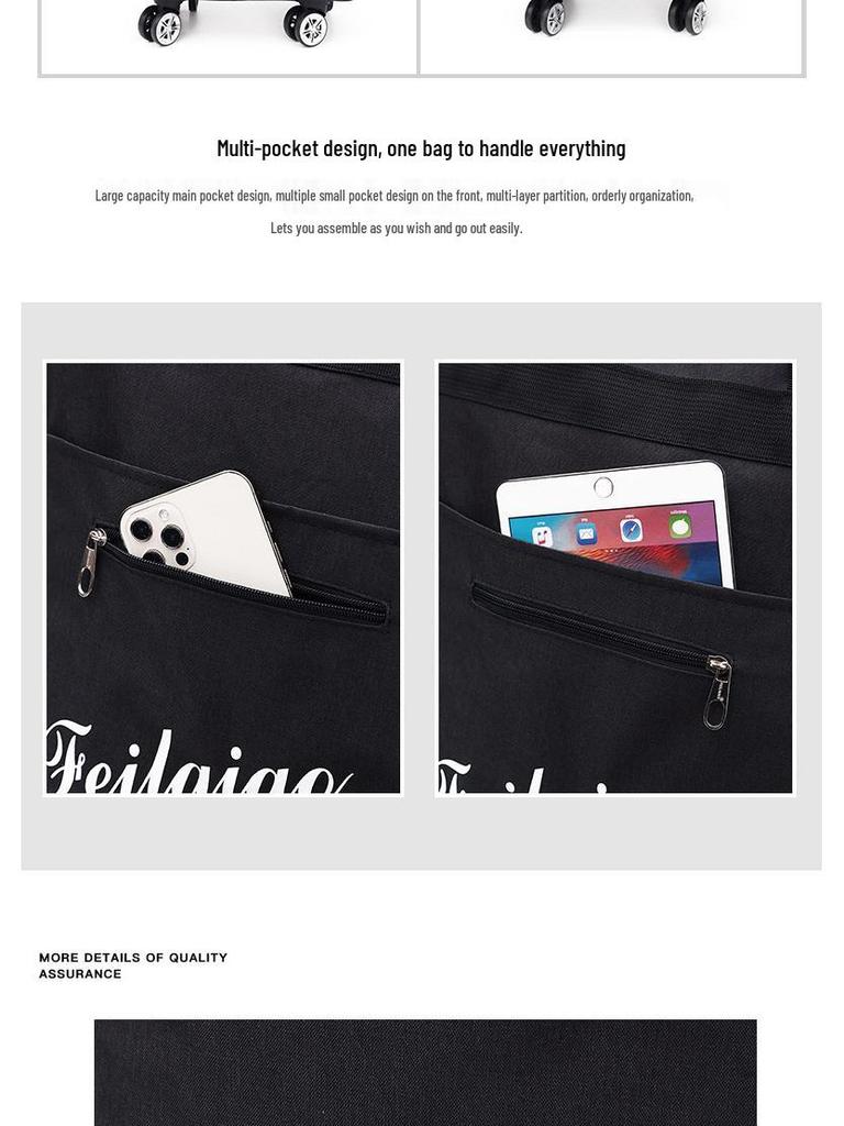 Waterproof Wheeled Travel Backpack: Durable, Lightweight, and Spacious Hand Luggage.