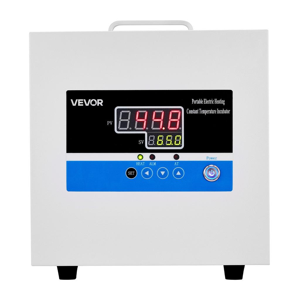 VEVOR Laboratory Incubator 1.6 Gal / 6 L Microbiological Lab Incubator, For Petri Dishes