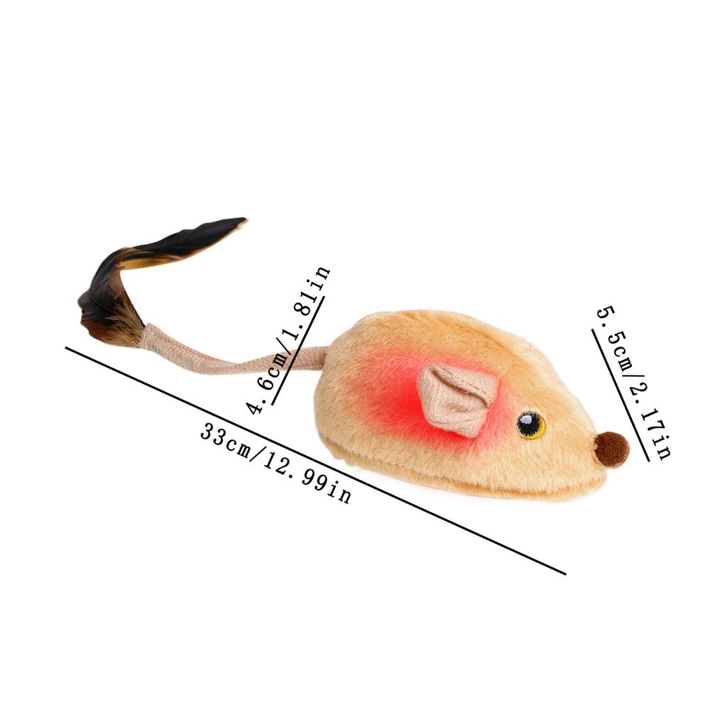 

Автоматическое обнаружениеДвижущиеся игрушки для кошек Электронные пищащие мыши Движущаяся игрушка для кошек/мышь Для котят Для домашних питомцев Для упражнений в помещении/на улице жёлтый