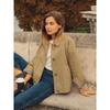 Autumn Winter New Women's Loose Solid Trench Coat With Pockets Lined Casual Outerwear For European American