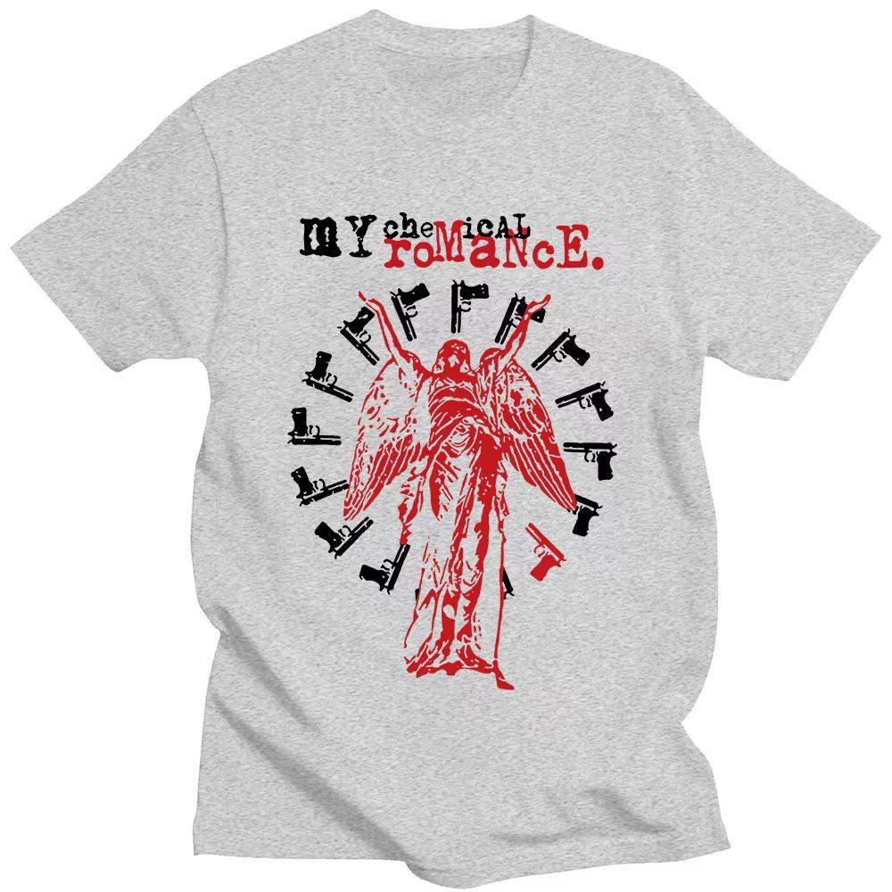 Rock Band My Chemical Rounisexce Graphic T Shirts The Black Parade Unisexs Vintage Punk Hip Hop Oversized Unisex Streetwear Trendy
