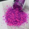 Opal White Cosmetic Polyester Glitter Hexagon Epoxy Resin Chunky Matte Glitter Mix for Snow Globe Tumbler Glitter