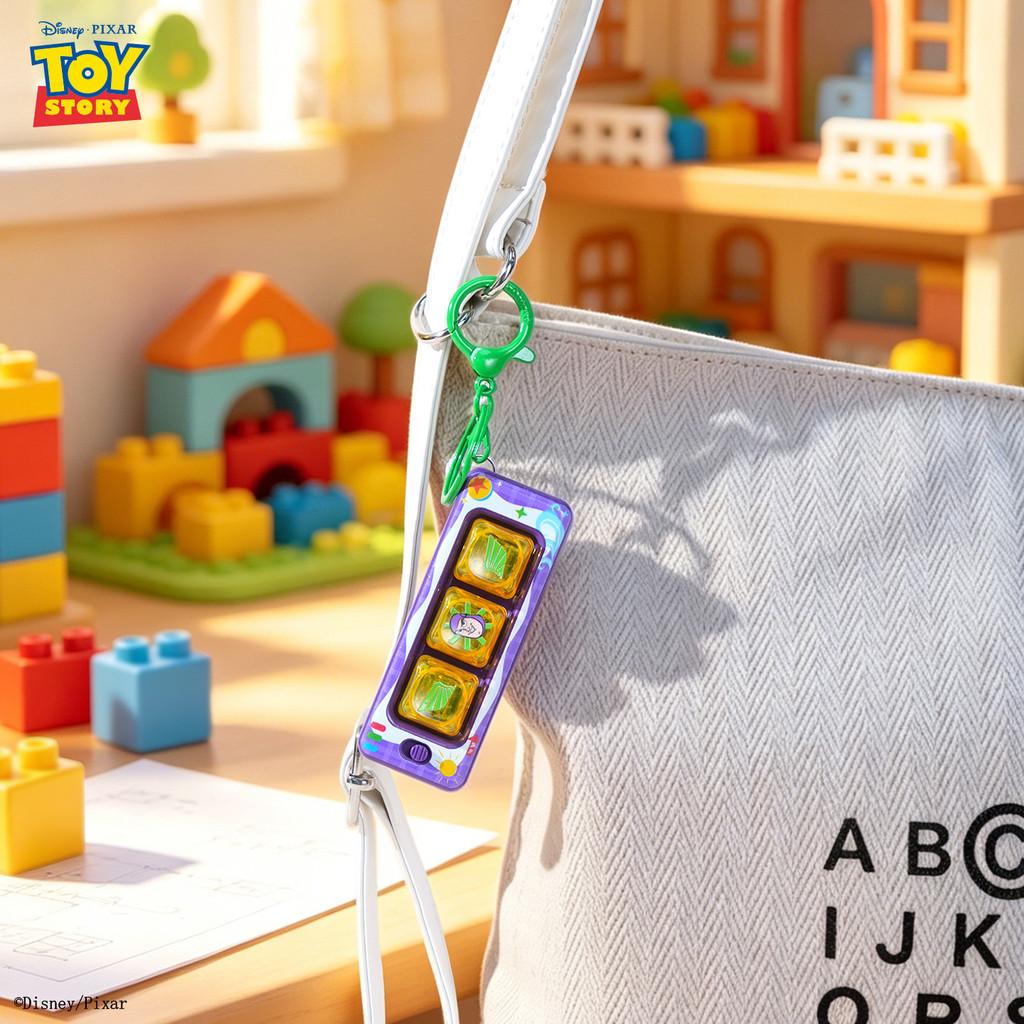 Toy Story Buzz Lightyear Woody Jessie Lotso Keychain With Creative Abs Keycaps And Pressable Buttons For Kids And Teens