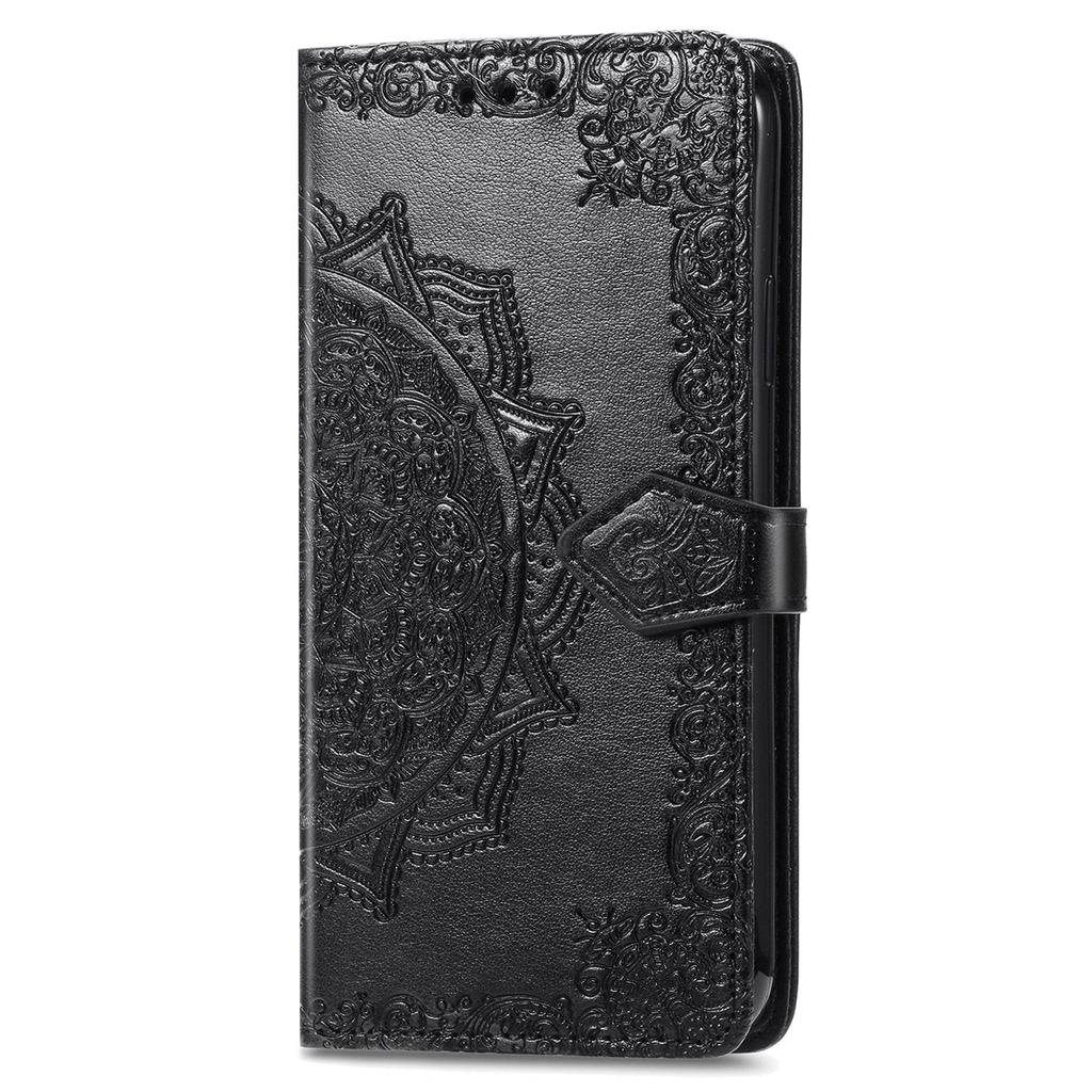 For TCL 50 5G Case Mandala Embossed Design Leather Wallet Phone Cover