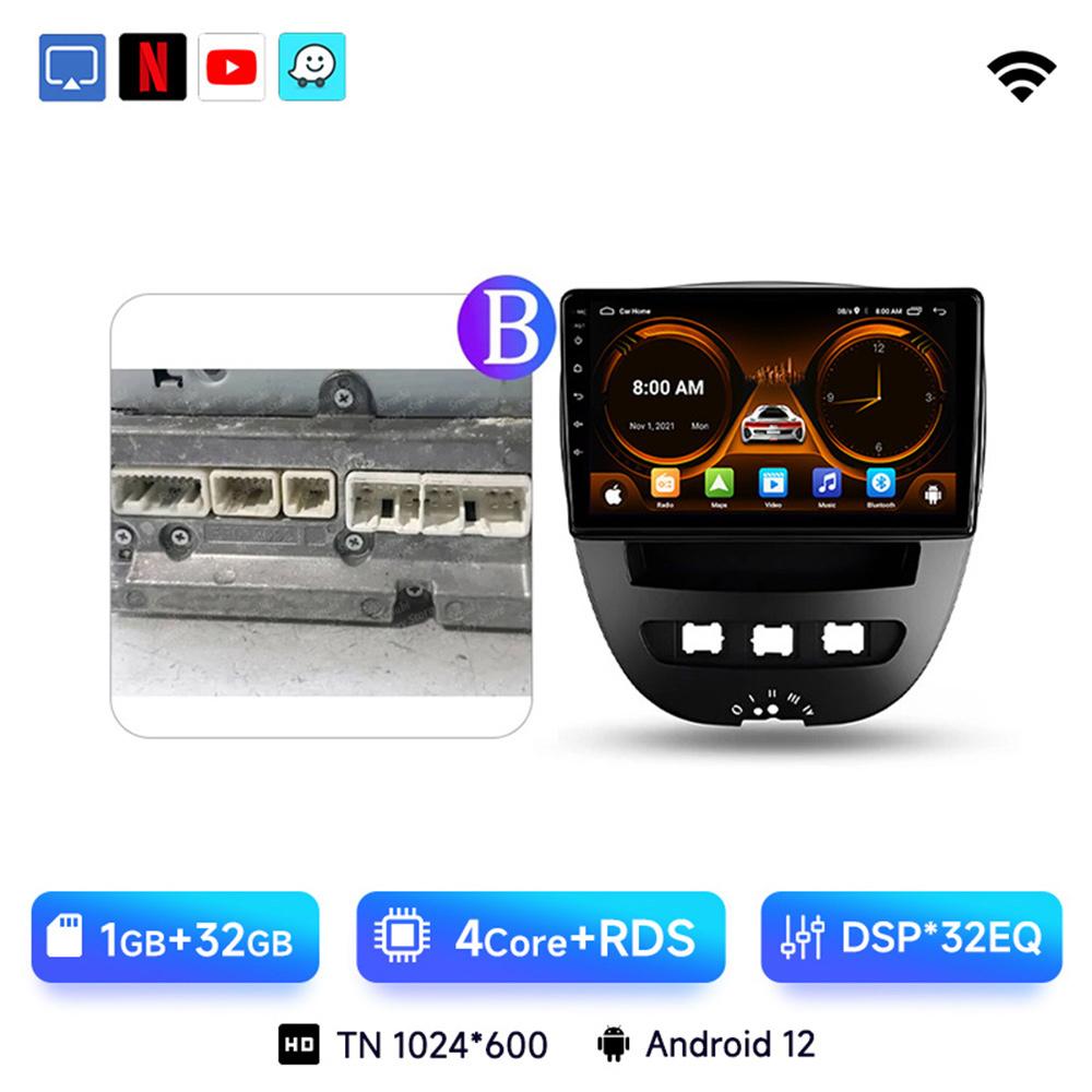 

JIUYIN Android Автомагнитола Мультимедийный плеер Стерео Для Peugeot 107 Toyota Aygo Citroen C1 2005-2014 Navi Беспроводной Carplay Авто CHINA