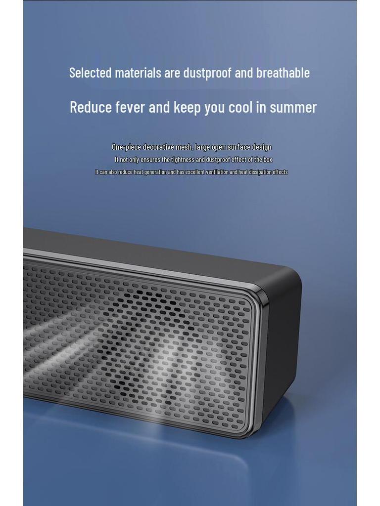 Compact Dual-Speaker Desktop & Laptop Wired Bluetooth Speakers with Subwoofer