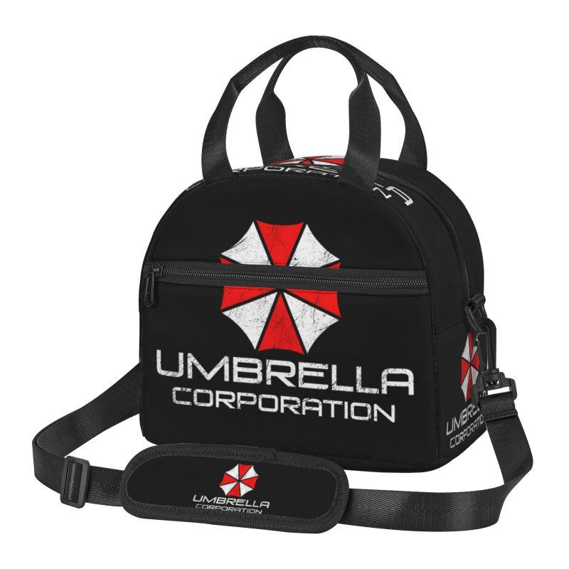 Umbrella Corporation Insulated Lunch Bag Unisex Reusable Lightweight Bento Tote Cooler Thermal Lunch Box with Adjustable Strap