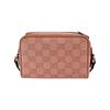 Gucci Ophidia Double G Logo Zipper Closure Fabric And Leather Mini Shoulder Bag Women Shoulder Bag Pink 574493-FACC7-5748