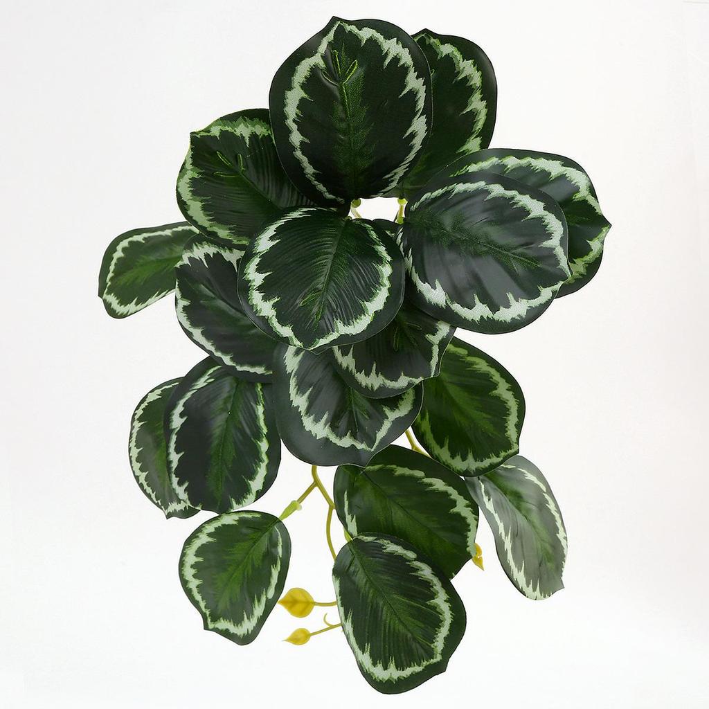 Mini Green Leaves Wall Hanging: Potted Pothos Monstera Planter for Decorative Flower Arrangements and Landscaping
