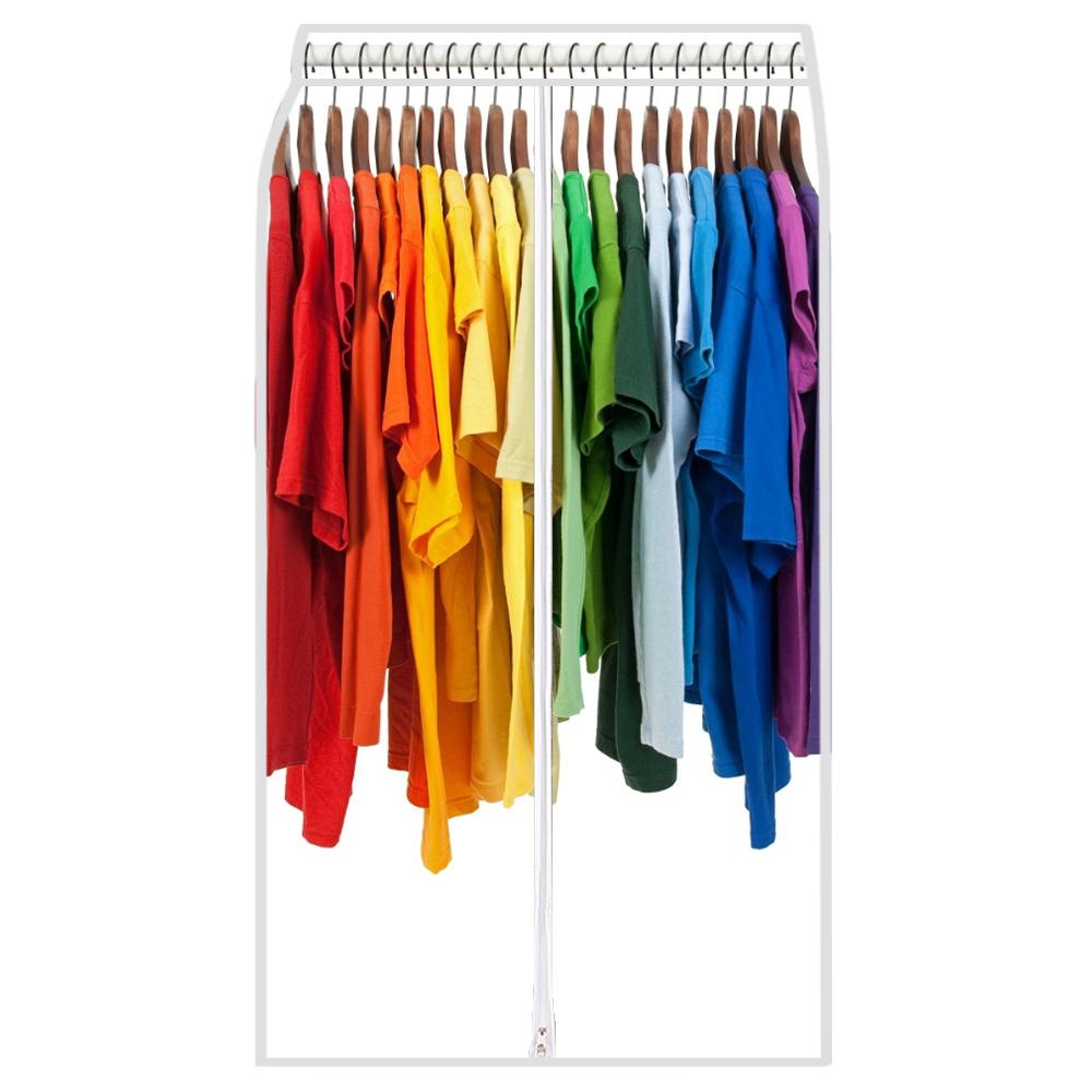 Clothes Dust Cover Wardrobe Hanging Window Dust Cover Coat Suit Dress Protector Household Garment Clothing Bags Closet Organizer