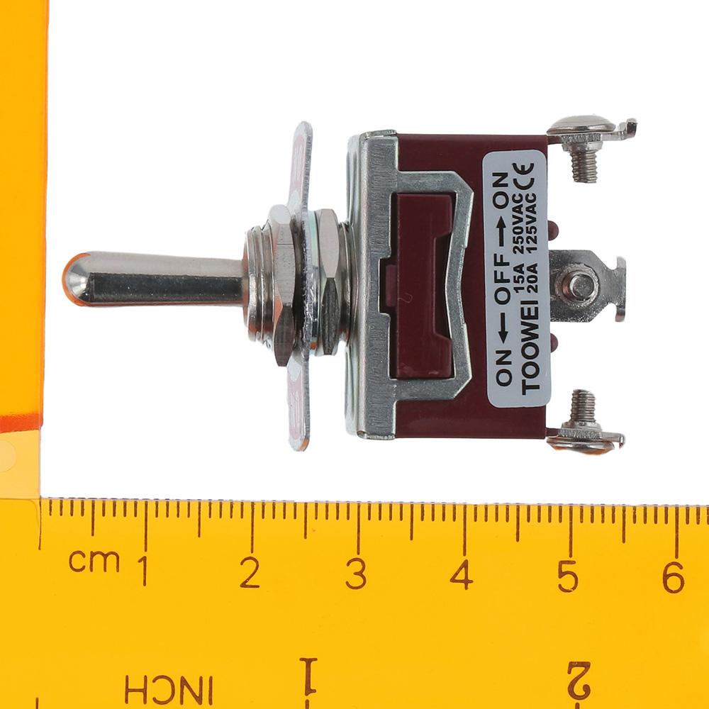 2Pcs 250V Rocker Toggle Switch 15A ON/Off/ON Heavy Duty Rocker Switches Auto