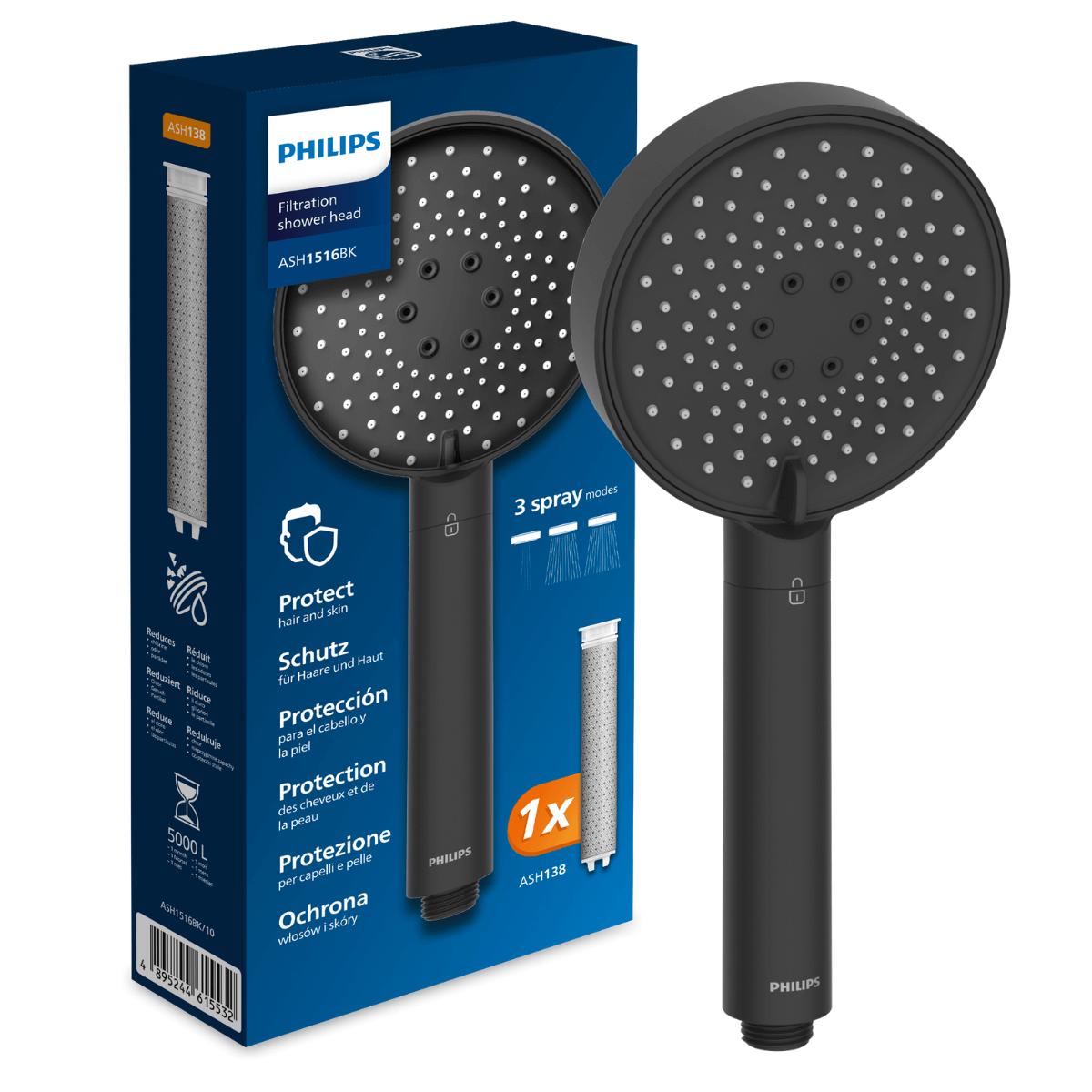 Philips Ash1516Bk/10 Dušas galva melns
