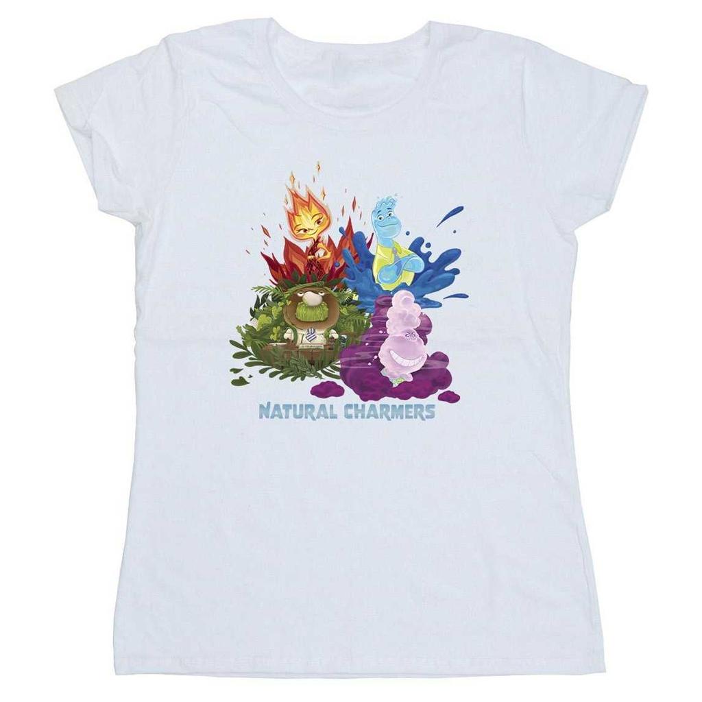 Elemental Womens/Ladies Natural Charmers Cotton T-Shirt