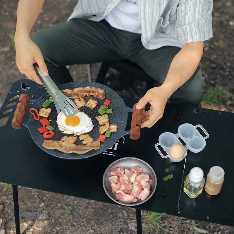 ISE MOUNT Outdoor Shockproof 2-Compartment Transparent Portable Egg Storage Box
