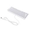 Russische Mechanische Gaming-Tastatur 61 Tasten Kompakt RGB Kabelgebunden Russisch Englisch Tastatur für Arbeit Geschäftsreise