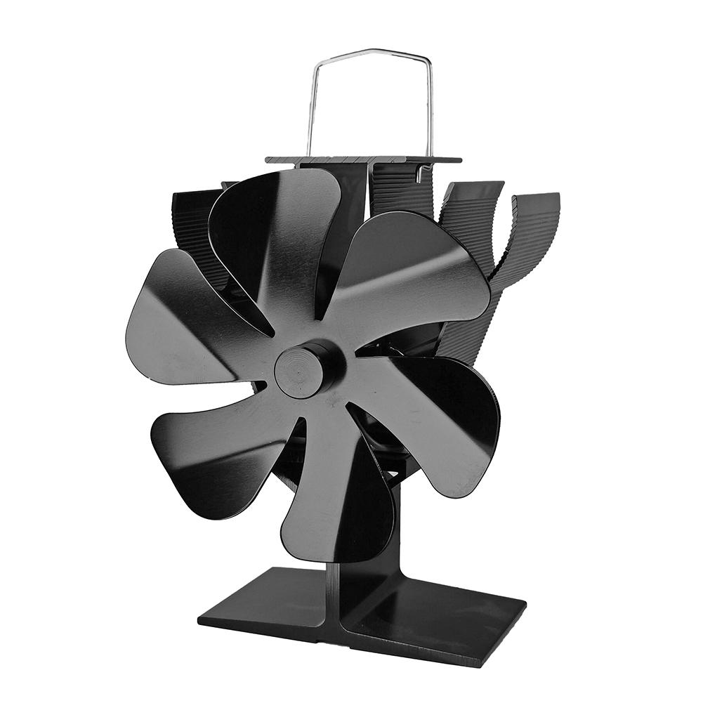 6-Blade Thermal Power Stove Heating Fans Single Head Stove Top Fan For Fireplaces Multifunctional Stove Top Fan for Home Heat