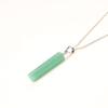 [KOAI] Green Aventurine Stick Power Stone Bar Pendant for Women