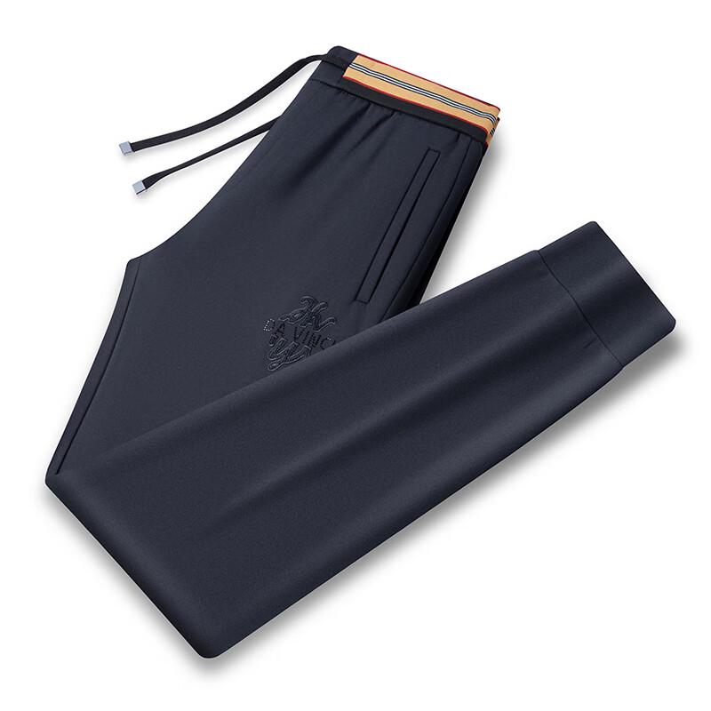 

G·TENNA D-HA0020 Мужские зауженные повседневные брюки с ромбовидным тиснением 38