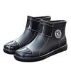 Regenstiefel Herren Rutschfeste Regenstiefel Große Größe Samt Warm Gummischuhe Kurz Outdoor Angeln Wasserdichte Schuhe Für Männer Und Frauen