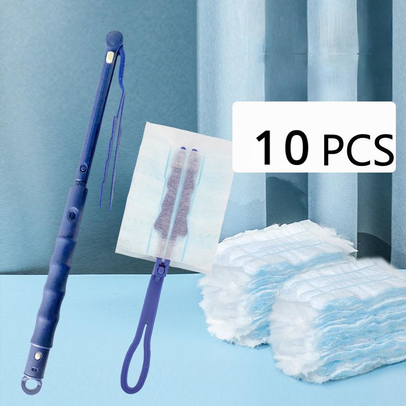 Einweg-Staubwedel mit Ersatzköpfen, Nachfüllpackungen, Großpackung Staubwedelbürste zum Reinigen von Jalousien im Haus und Büro, Auto-Oberflächen-Staubwedel-Reinigungswerkzeug