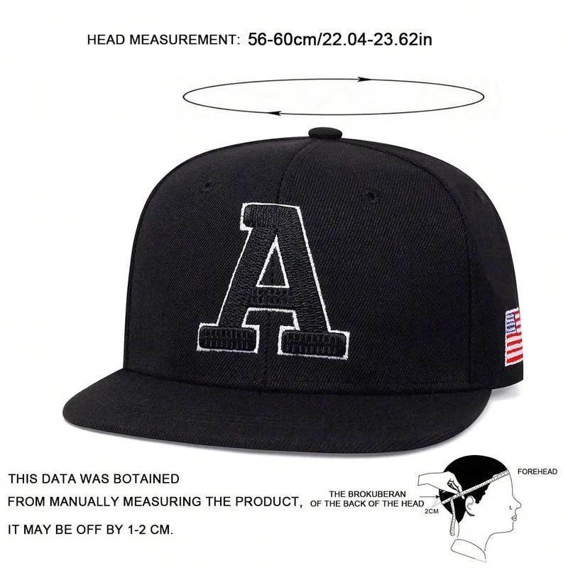 Hip-Hop Stitching Stitched Embroidered Alphabet A Neutral Gender Women Men For Hats Spring Autumn Outdoor Adjustable Casual Baseball Caps Trucker