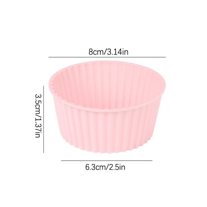 2Pcs Silicone Cake Mold For Muffin Cupcake Baking Food Grade Silicone Bagels Pan For Baking Non Stick Mini Cupcake Mould