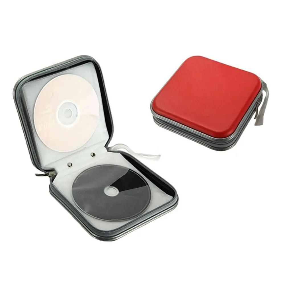80 Stück Scheibe Tragbar Scheibe CD VCD DVD Tragetasche Halter Doppelseitig CD DVD Speicherhülle Hülle Album Brieftasche Organizer