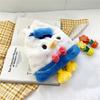 Cartoon Duck Plush Kids Handbag With Breathable Design For Daily Use
