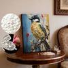 DIY Pearl Painting Set The Little Bird Pattern Home Decoration Handmade Sticky Diamond Creative Canvas Pearl Art Painting Crafts Perfect Gift