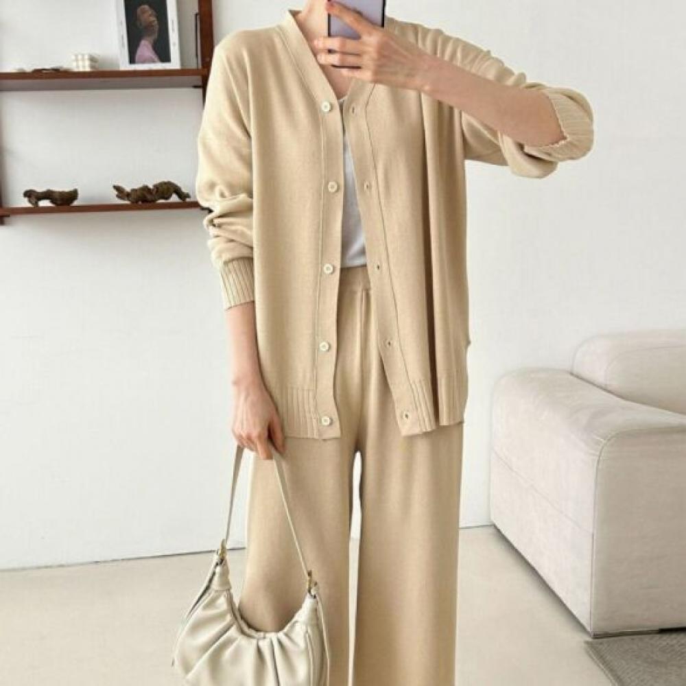 From Heart High Quality Mimi Knit Cardigan Pants Set