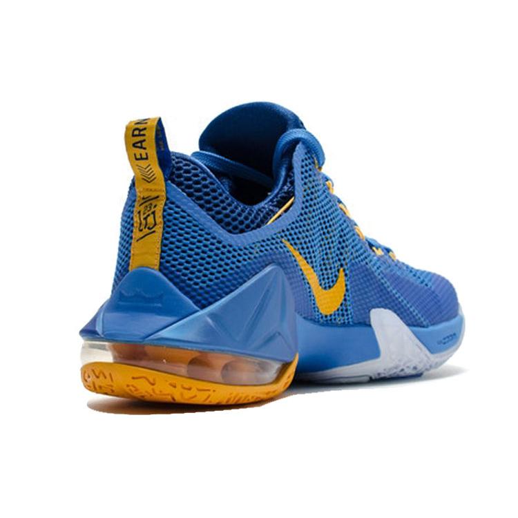 New Nike LeBron Xii Low Photo Blue/Unvrsty Gold/Gym Blue 724557-484