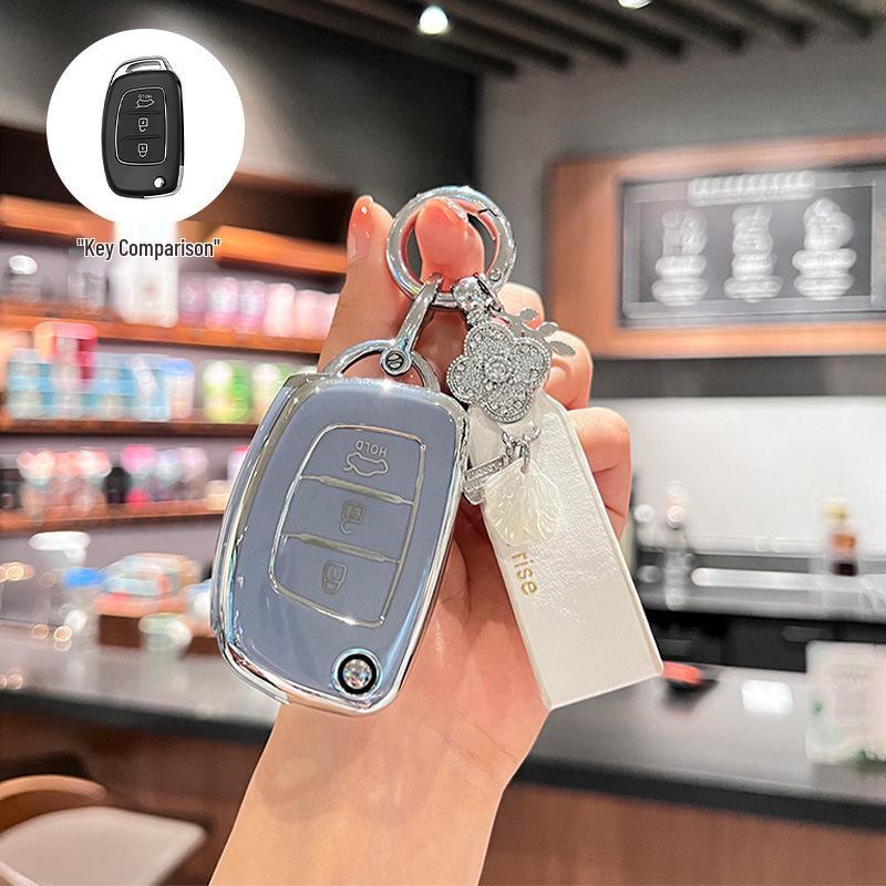 Hyundai Schlüsselhülle für ix35, Langdong, Lingdong, Mingtu, Elantra, ix25, Reina, Santa Fe, Fiesta