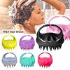 Body Hair Silicone Washing Brush Shampoo Scalp Comb Head Spa Massage Bath Shower