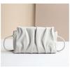 Genunie Bag Fold Design Borsa da donna in morbida pelle di vacchetta con una nuova struttura semplice Versatile borsa a tracolla con una spalla Borsa in vera pelle