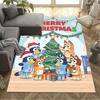 Bluey Bingo Adventure Floor Mat Suitable for Dormitory Decorate room Kitchen Game Room Antislip Carpet Anime Office Decor