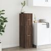 Apothecary Cabinet Brown Oak Effect 30x41x118 cm Engineered Wood