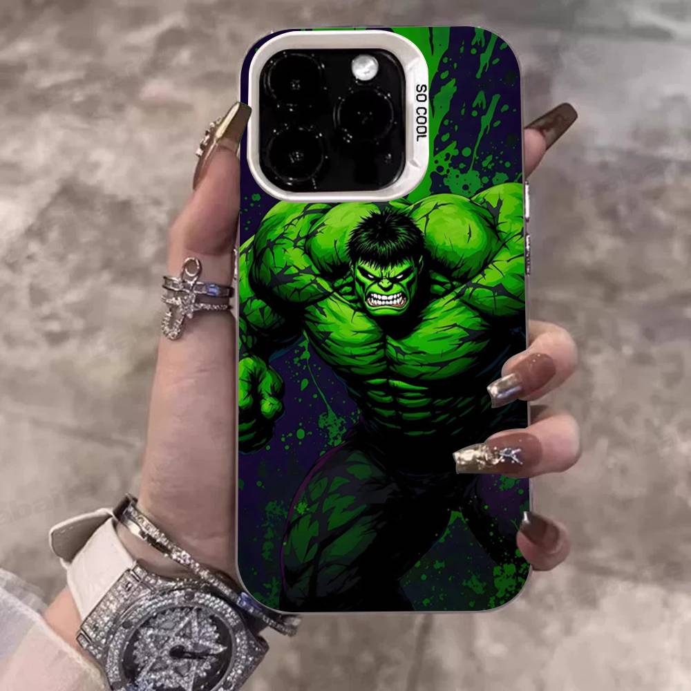 

Чехол для телефона Супергерой Х-Халк Цвет Серебристый Корпус Для IPhone 17 16 15 14 13 12 11 Pro Max Plus iPhone 13pro max