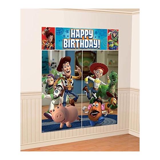 amscan Disney Toy Story Scene Setter Настенный декор на день рождения Плакат