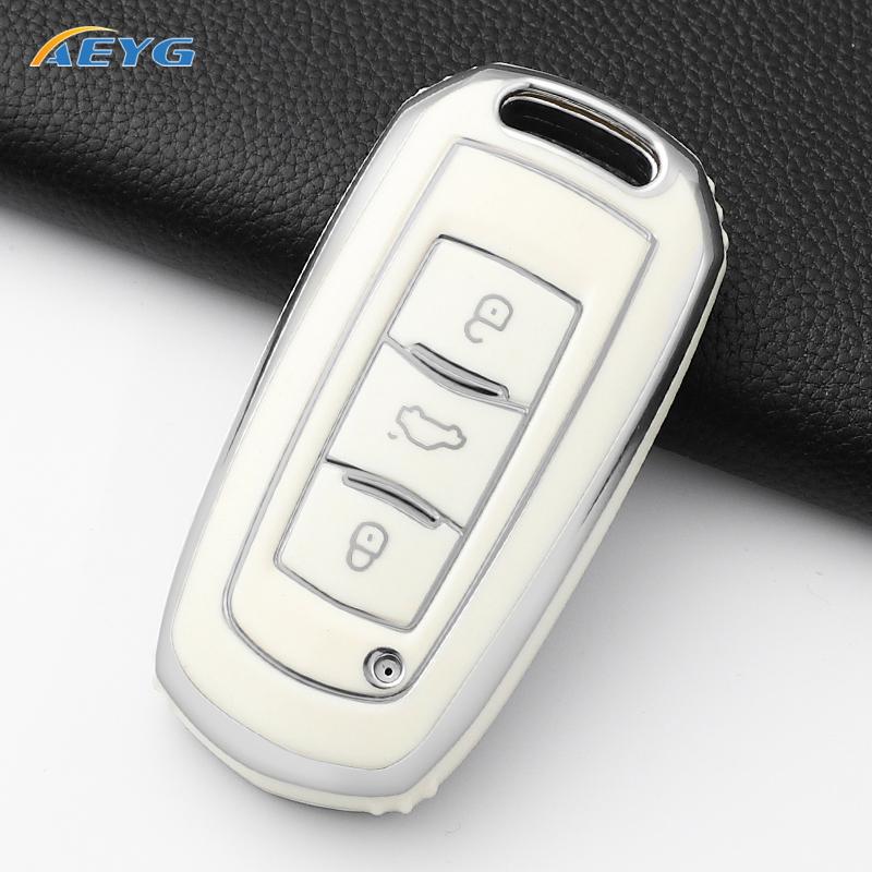 Tpu Car Key Case Cover For Geely Emgrand 7 Gx3 Atlas Gs Nl3 Gili Emgrand 7 Ex7 Gt Gc9 Protected Shell Fob Accessories
