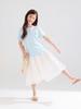 Girls' Short-Sleeve Summer Loose Base Layer T-Shirt for Medium and Large Children & Teens
